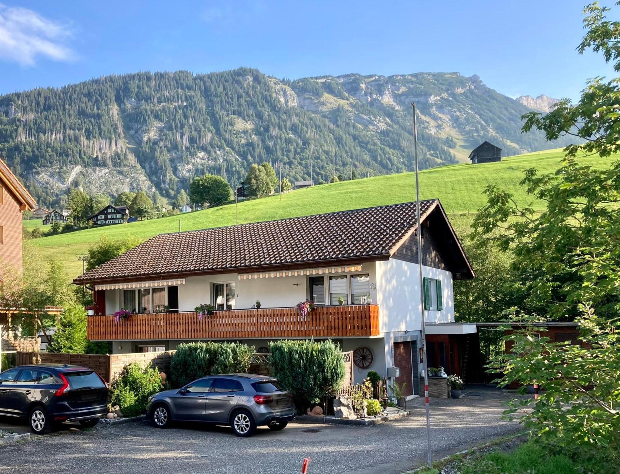 Ferienwohnung Haus Am Bach In Toggenburg Wildhaus Exterior photo